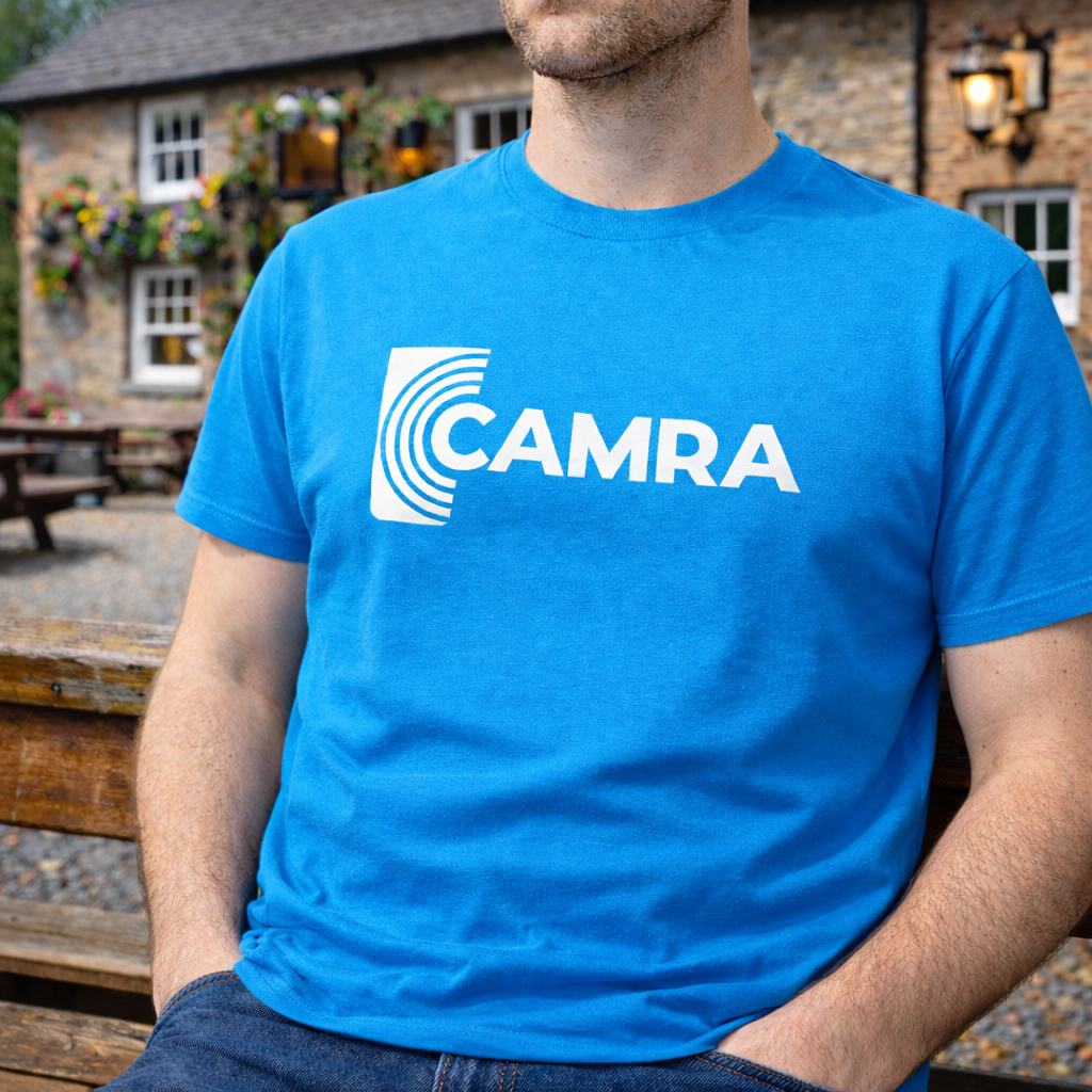CAMRA White Logo Classic T-Shirt