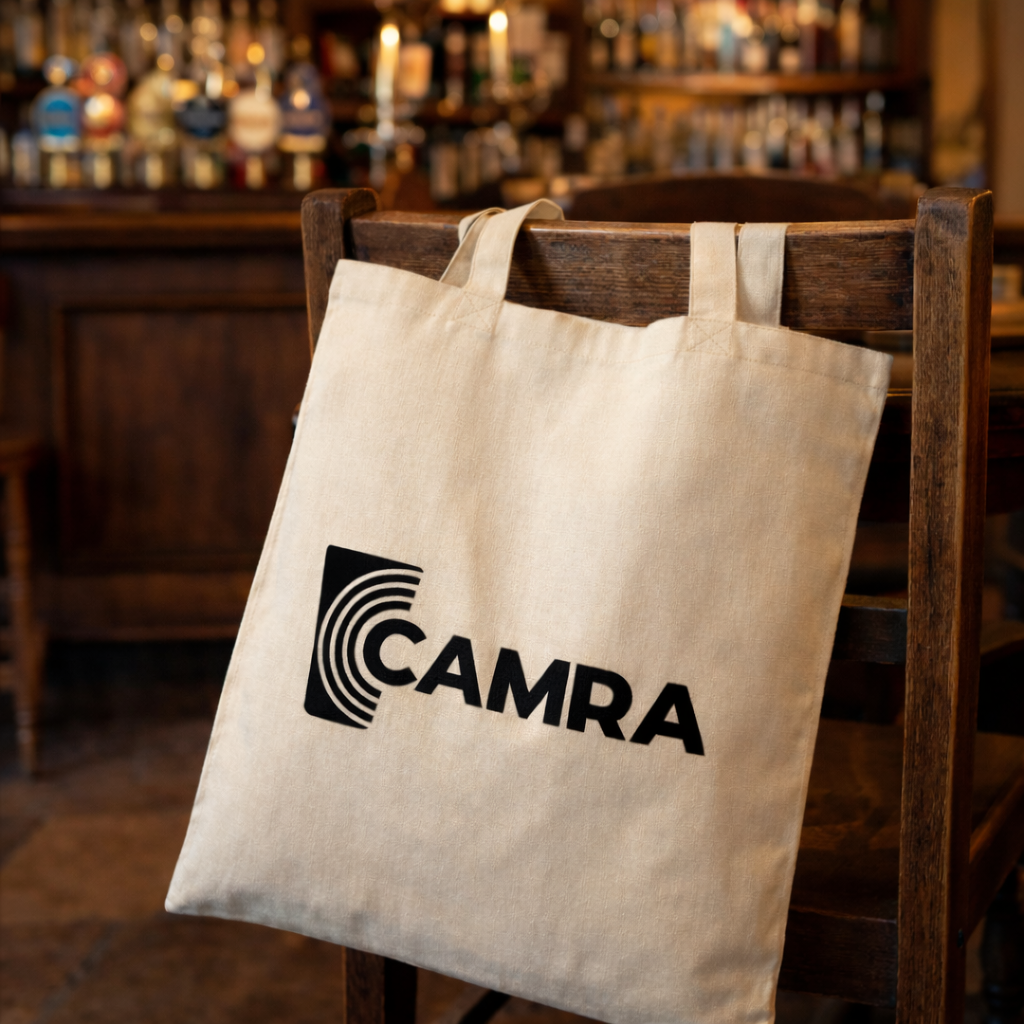 CAMRA Logo Premium Cotton Tote Bag
