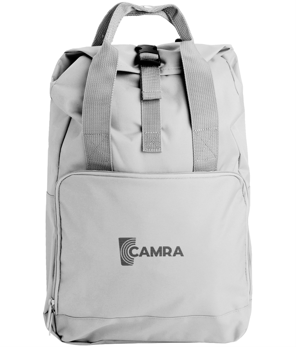 CAMRA Logo Roll-Top Backpack