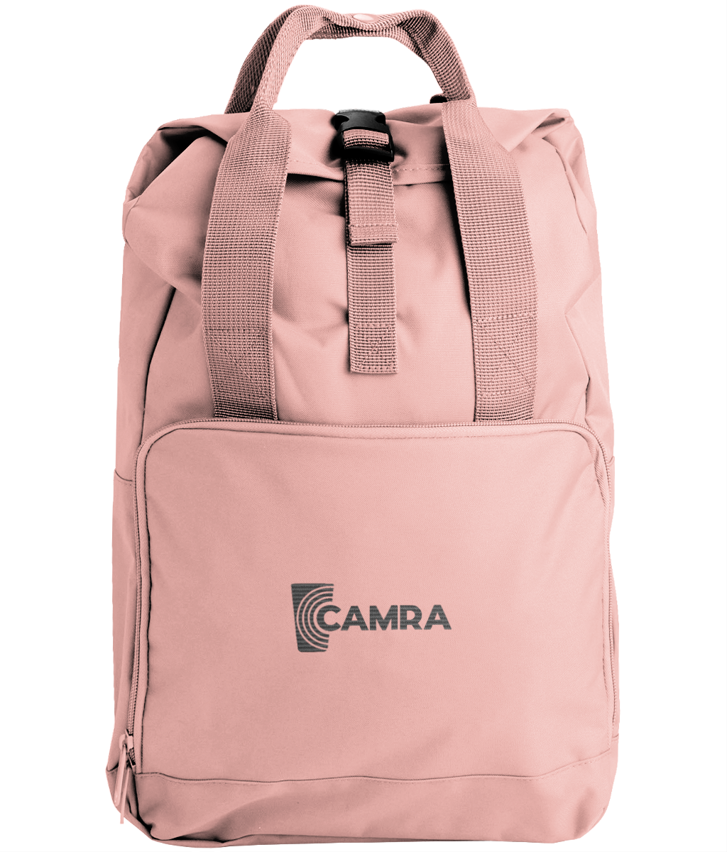 CAMRA Logo Roll-Top Backpack
