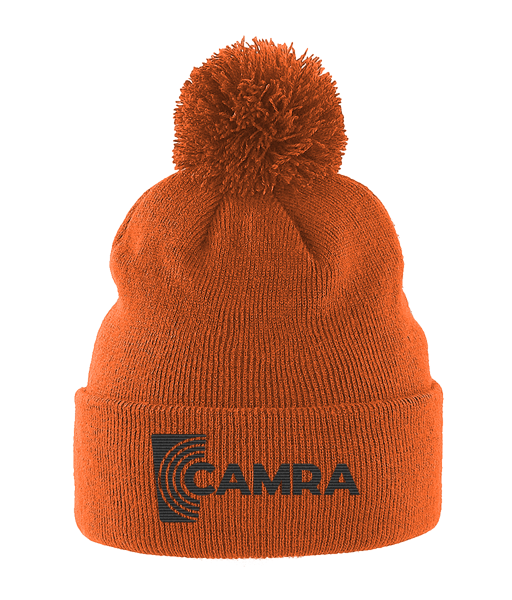 CAMRA Logo Pom Pom Beanie